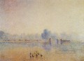 蛇紋岩のハイドパークの霧の効果 1890年 カミーユ・ピサロ